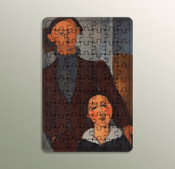 Jacques and Berthe Lipchitz Ahşap Puzzle