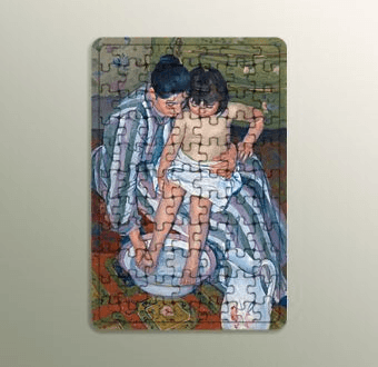  The Child's Bath Ahşap Puzzle