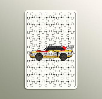 Eski Dönem Yolculuğu - Klasik Ralli Serisi Ahşap Puzzle