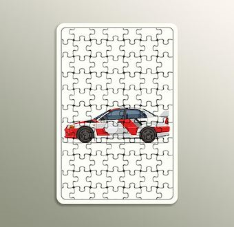 Klasik Hız Atmosferi - Klasik Ralli Serisi Ahşap Puzzle