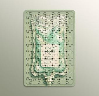 Liquid Feelings Collection - Calm Mode Ahşap Puzzle