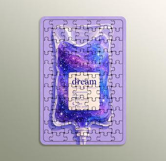 Liquid Feelings Collection - Dream Ahşap Puzzle