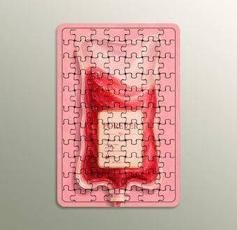 Liquid Feelings Collection - Forever Ahşap Puzzle