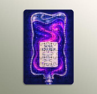 Liquid Feelings Collection - Soul Energy Ahşap Puzzle