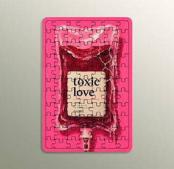 Liquid Feelings Collection - Toxic Love Ahşap Puzzle