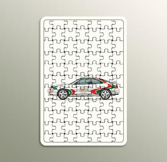 Nostaljik Toprak Yol - Klasik Ralli Serisi Ahşap Puzzle