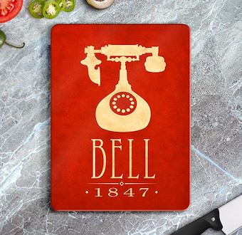 Alexander Graham Bell - Telefonun Mucidi Cam Kesim Tablası