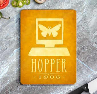 Grace Hopper - Bilgisayar Programlama Öncüsü Cam Kesim Tablası