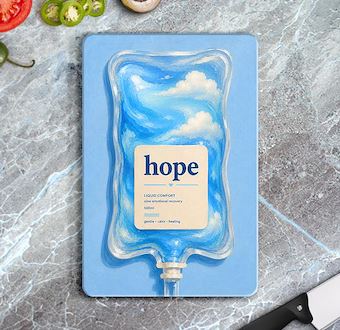 Liquid Feelings Collection - Hope Cam Kesim Tablası