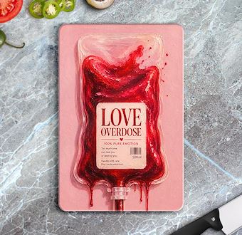Liquid Feelings Collection - Love Overdose Extra Cam Kesim Tablası