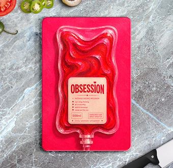 Liquid Feelings Collection - Obsession Cam Kesim Tablası