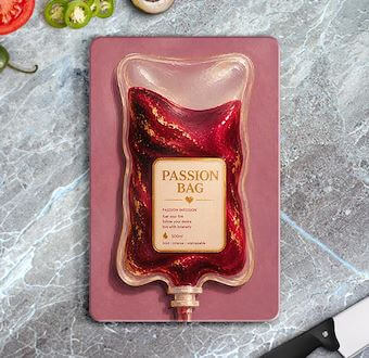Liquid Feelings Collection - Passion Bag Cam Kesim Tablası