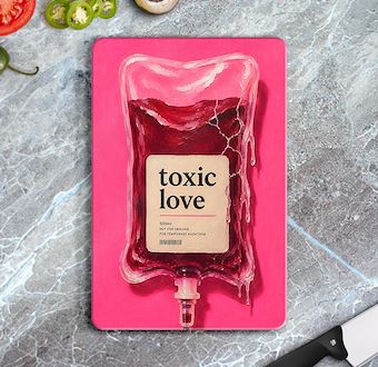 Liquid Feelings Collection - Toxic Love Cam Kesim Tablası