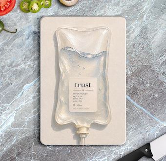 Liquid Feelings Collection - Trust Cam Kesim Tablası