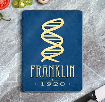 Rosalind Franklin - DNA Yapısı Keşfi Cam Kesim Tablası