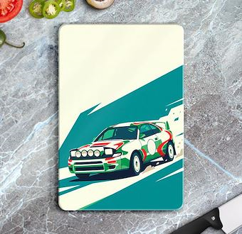 Sisli Parkur Ralli Otomobili - Sinematik Ralli Serisi Cam Kesim Tablası