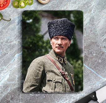 Zafere Doğru 18 Haziran 1922 Sarıköy - Mustafa Kemal Atatürk Cam Kesim Tablası