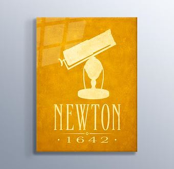 Isaac Newton - Astronomi ve Optik Cam Tablosu