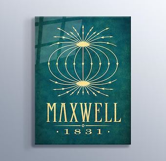 James Clerk Maxwell - Elektromanyetik Alanlar Cam Tablosu