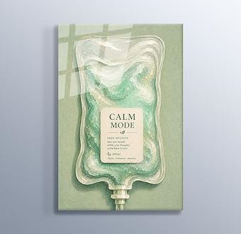 Liquid Feelings Collection - Calm Mode Cam Tablosu