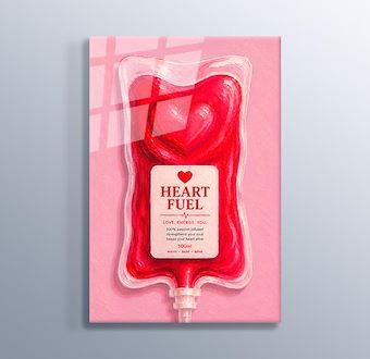 Liquid Feelings Collection - Heart Fuel Cam Tablosu