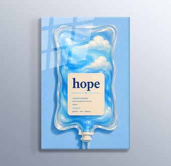 Liquid Feelings Collection - Hope Cam Tablosu