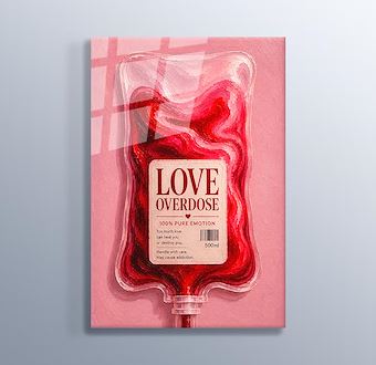 Liquid Feelings Collection - Love Overdose Cam Tablosu