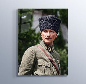 Zafere Doğru 18 Haziran 1922 Sarıköy - Mustafa Kemal Atatürk Cam Tablosu