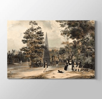 O Passeio Publico 1847 - Rio de Janeiro - Brezilya Kanvas Tablosu