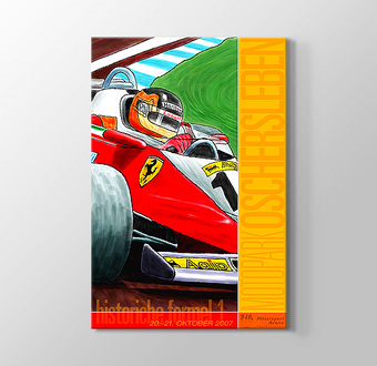 2007 Almanya Formula 1 Vintage Posteri