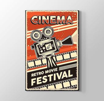 Cinema Retro Film Festivali Poster Dokusu