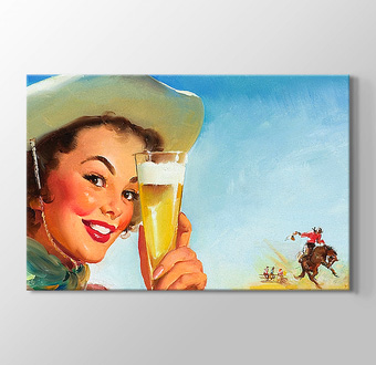 Gil Elvgren - Texas Special Beer 1953