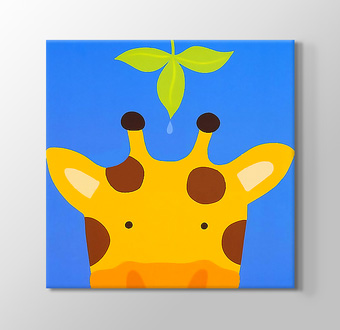 Giraffe and the Leaf