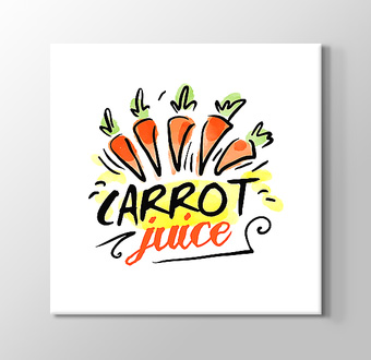 Havuç Suyu - Carrot Juice - Sulu Boya Deseni