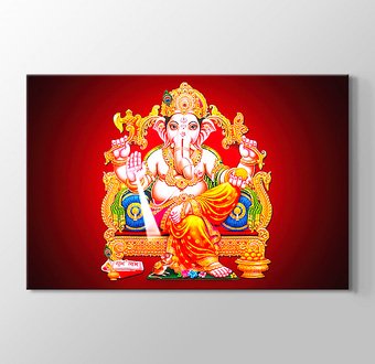 Hint Mitolojisi - Tahtındaki Ganesh