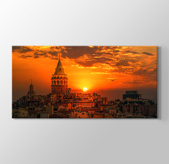 İstanbul Galata Kulesi Gün Batımı