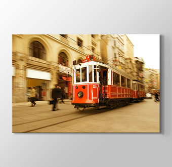 İstanbul - İstiklal Caddesi Tramvay Sepya