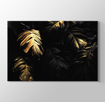 Karanlık Ormanda Altın Renkli Canavar Bitkileri