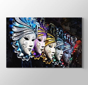 Karnaval Maskeleri - Renkli Maskeler