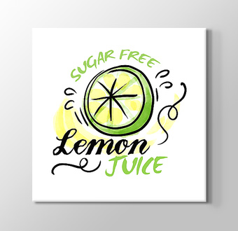 Limon Suyu - Lemon Juice - Sulu Boya Deseni