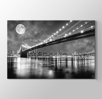 New York - Brooklyn Bridge at Night