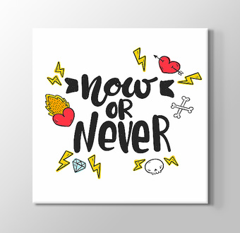 Now or Never - Tipografi