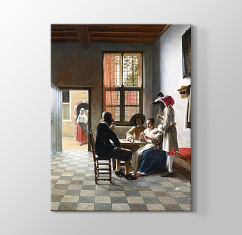 Cardplayers in a Sunlit Room