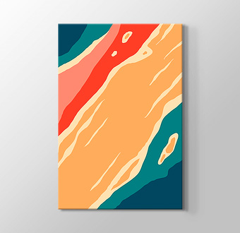 Renk Desenleri - Turuncu Nehir