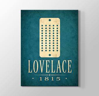 Ada Lovelace - Bilgisayar Bilimi Kanvas Tablosu