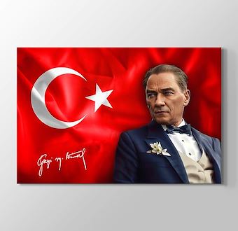 Atatürk - Bayrak bir milletin bağımsızlık alametidir