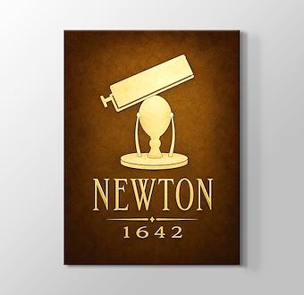 Isaac Newton - Bilimsel Keşif Yolculuğu Kanvas Tablosu