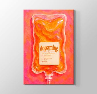 Liquid Feelings Collection - Dopamine Kanvas Tablosu