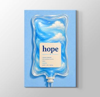 Liquid Feelings Collection - Hope Kanvas Tablosu