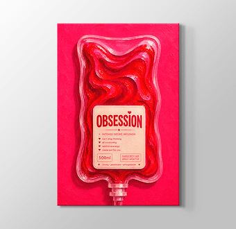 Liquid Feelings Collection - Obsession Kanvas Tablosu